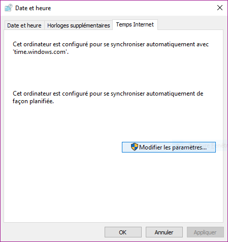 Temps Internet